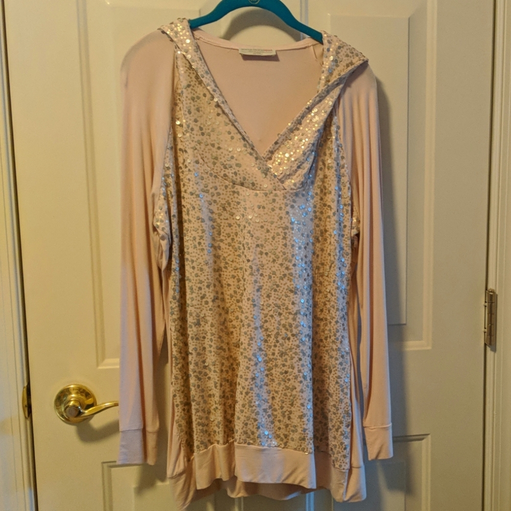 Sequin hoodie